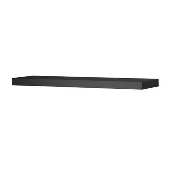 Amore Designs Amore Designs GRD1036BK Wood Shelving Grande Black Straight Shelf; 36 in. GRD1036BK - main
